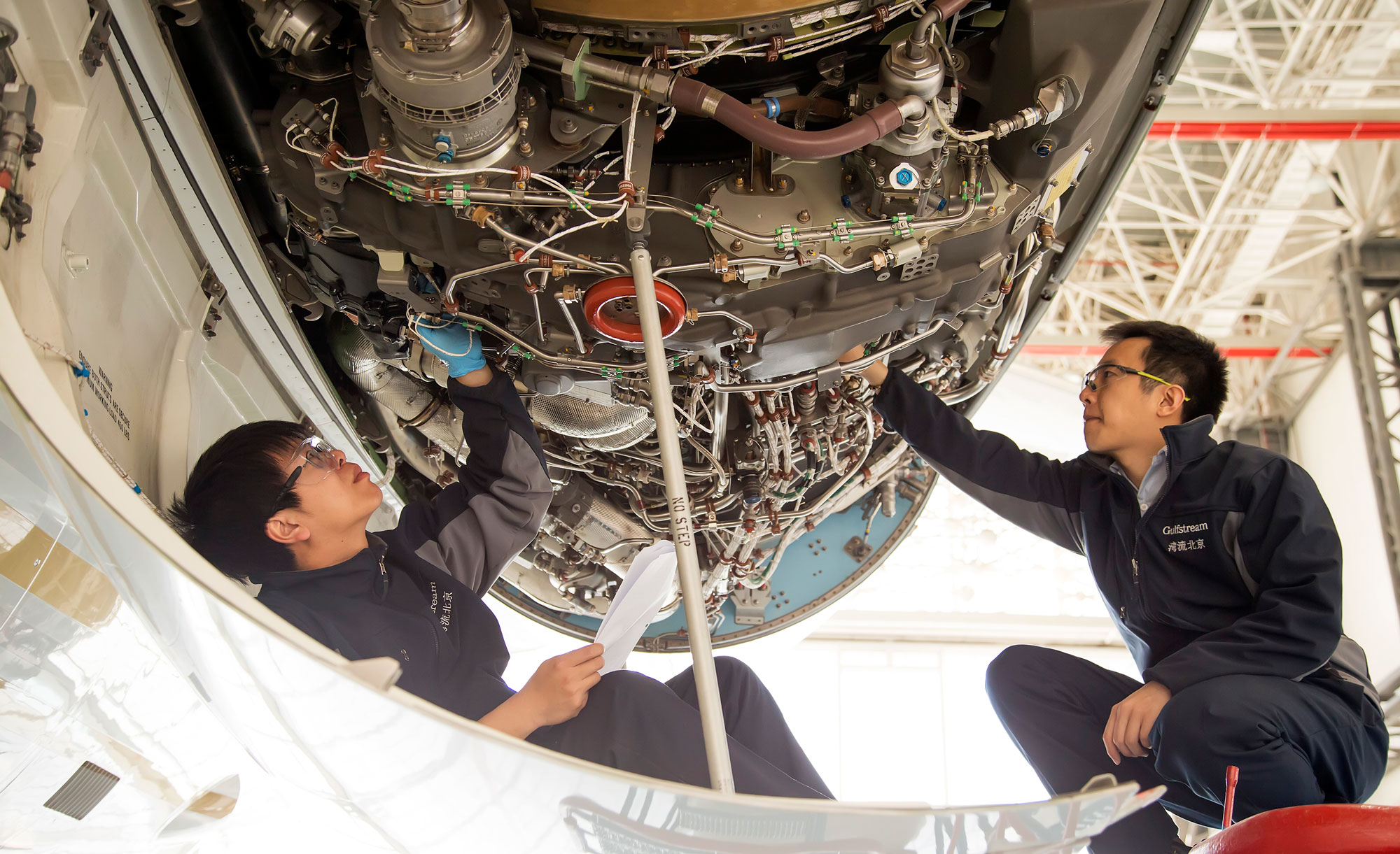 A&P MECHANICS CAREER GUIDE: 20 Reasons to Choose This Amazing Career Path 9 https://www.bjtonline.com/sites/bjtonline.com/files/uploads/2019/02/beijing_hangar_i_mkt_016.jpg