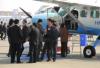 Abace 2012 visitors line up to view a Cessna Grand Caravan on display. (Photo: Matt Thurber)