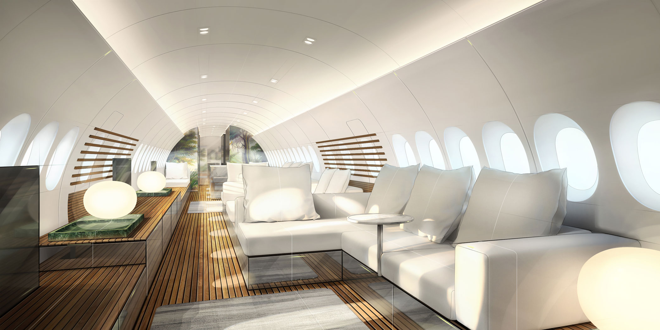 Cabin Furnishings Make Yourself At Home Business Jet Traveler