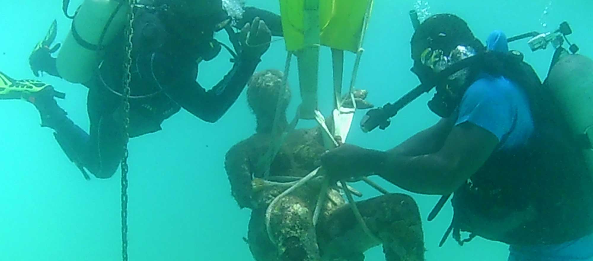 Grenada's Underwater Sculpture Park Helps Fight Global Warming - Vimarsana News