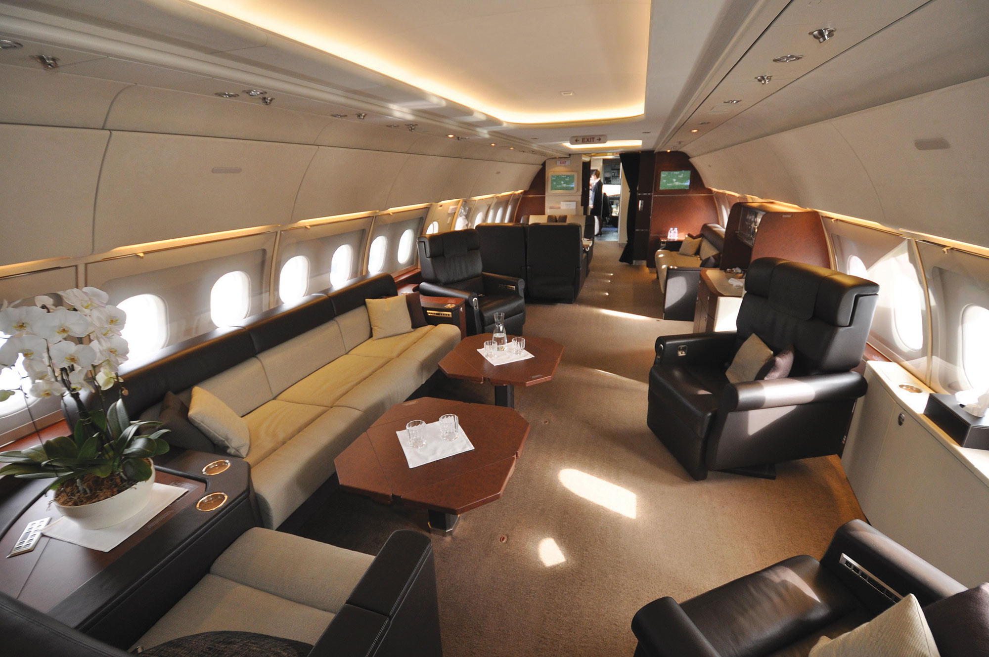 A Flying Mansion Business Jet Traveler