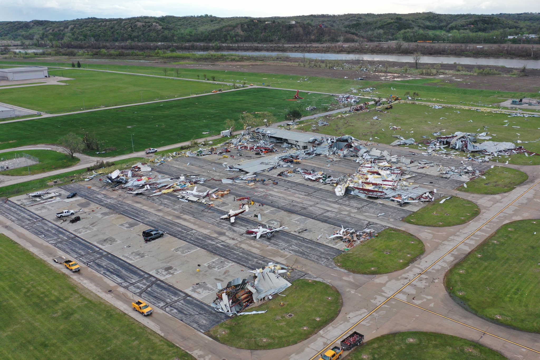 Nebraska Airport Raked by Tornado - Vimarsana News
