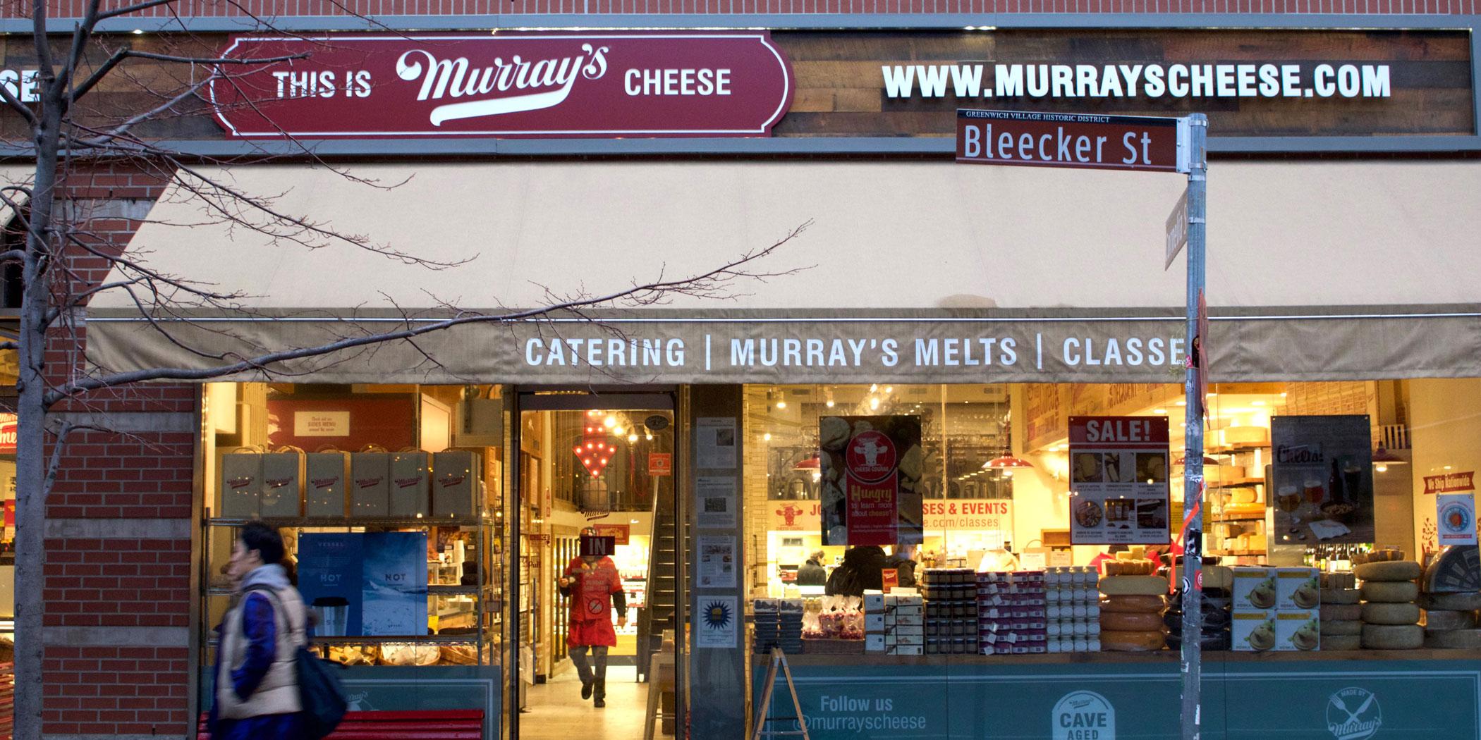 Famous Murray’s Cheeses in Greenwich Village. 