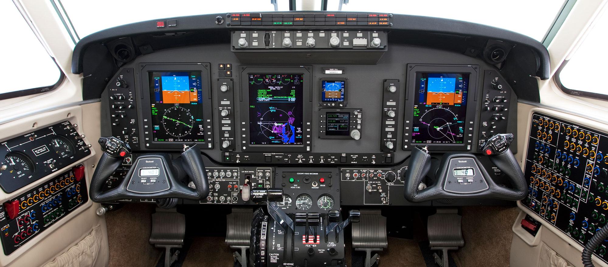 King Air C90GT Cockpit