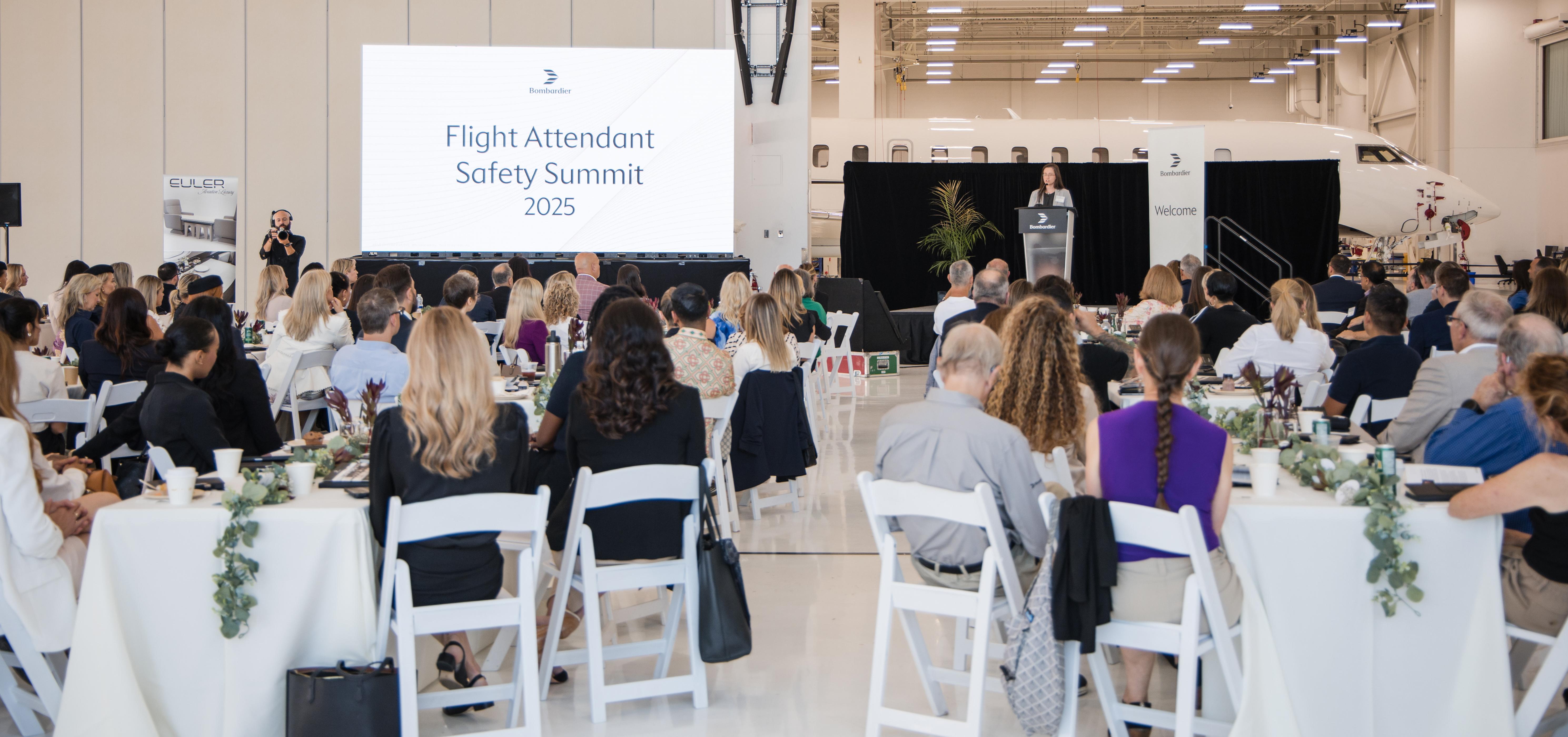 Bombardier’s annual Flight Attendant Safety Summit