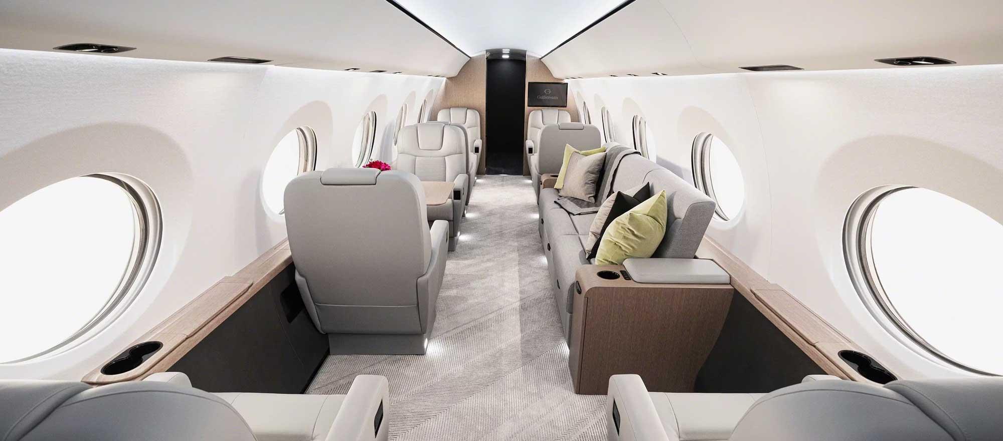 Gulfstream G400 interior