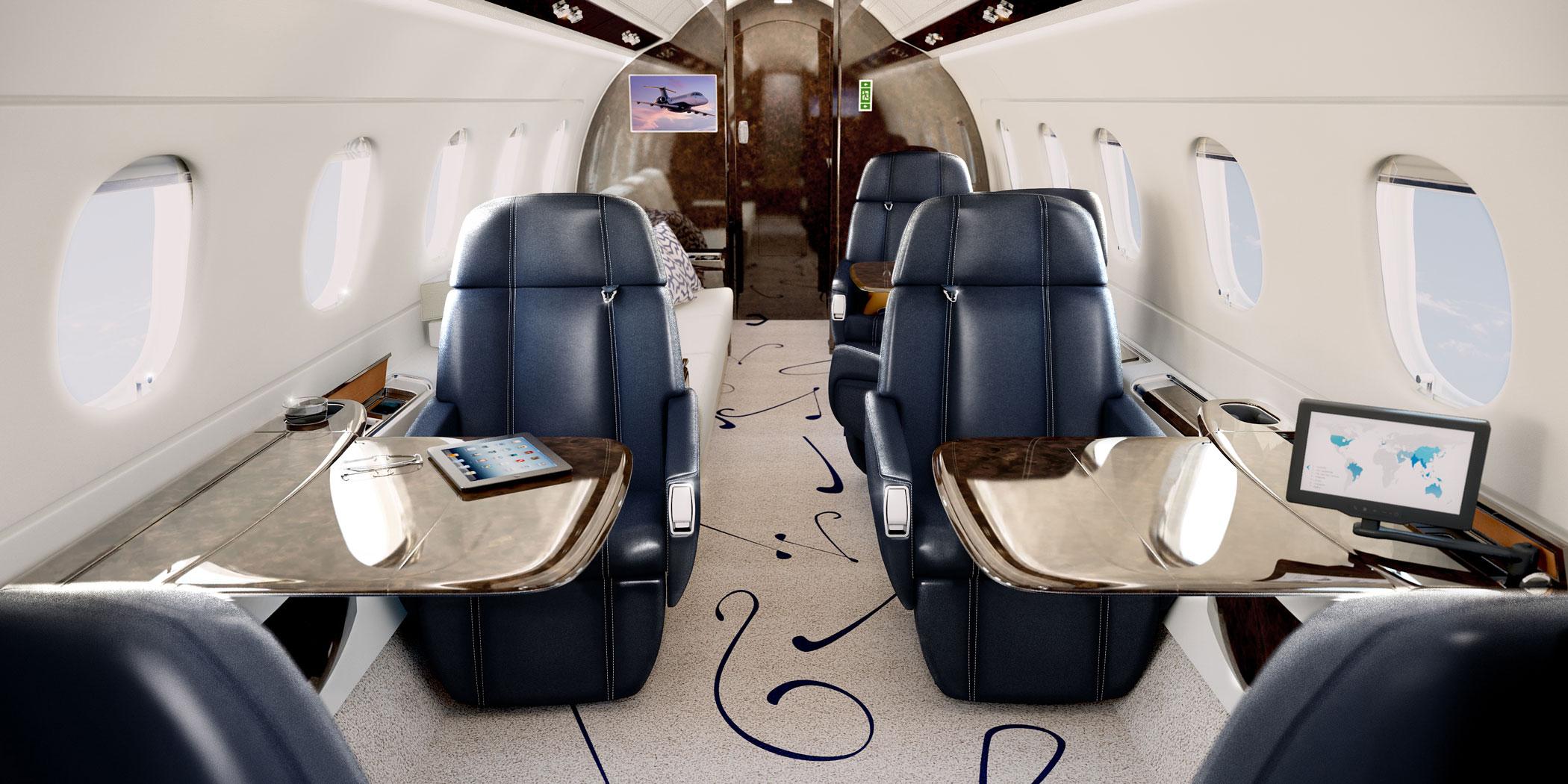 Embraer’s Legacy 500 cabin