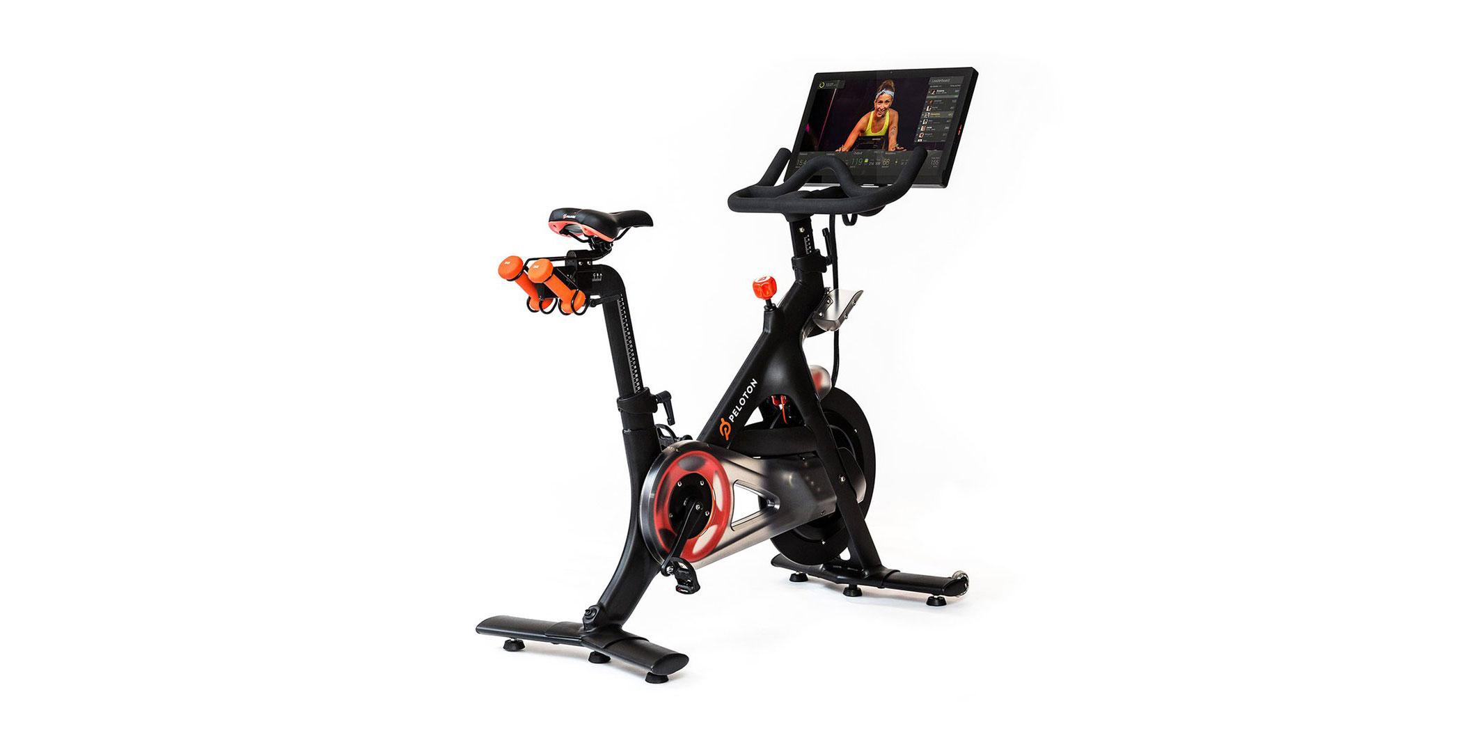 Peloton indoor cycling system 