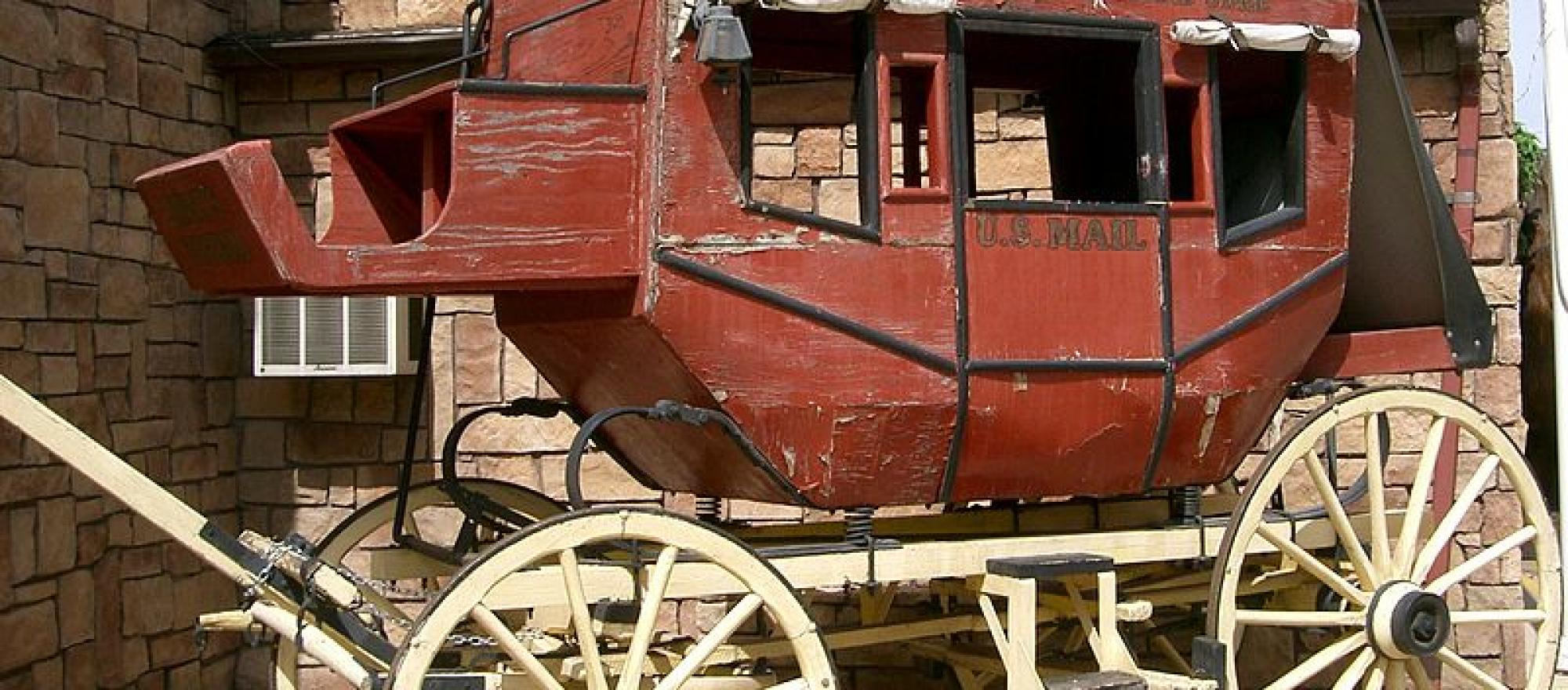 A Wells Fargo stagecoach
