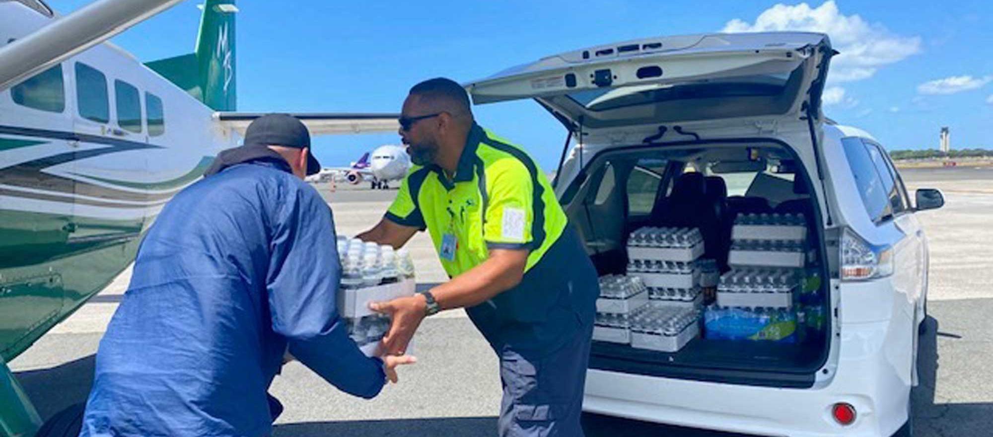 Hawaii wildfire relief efforts