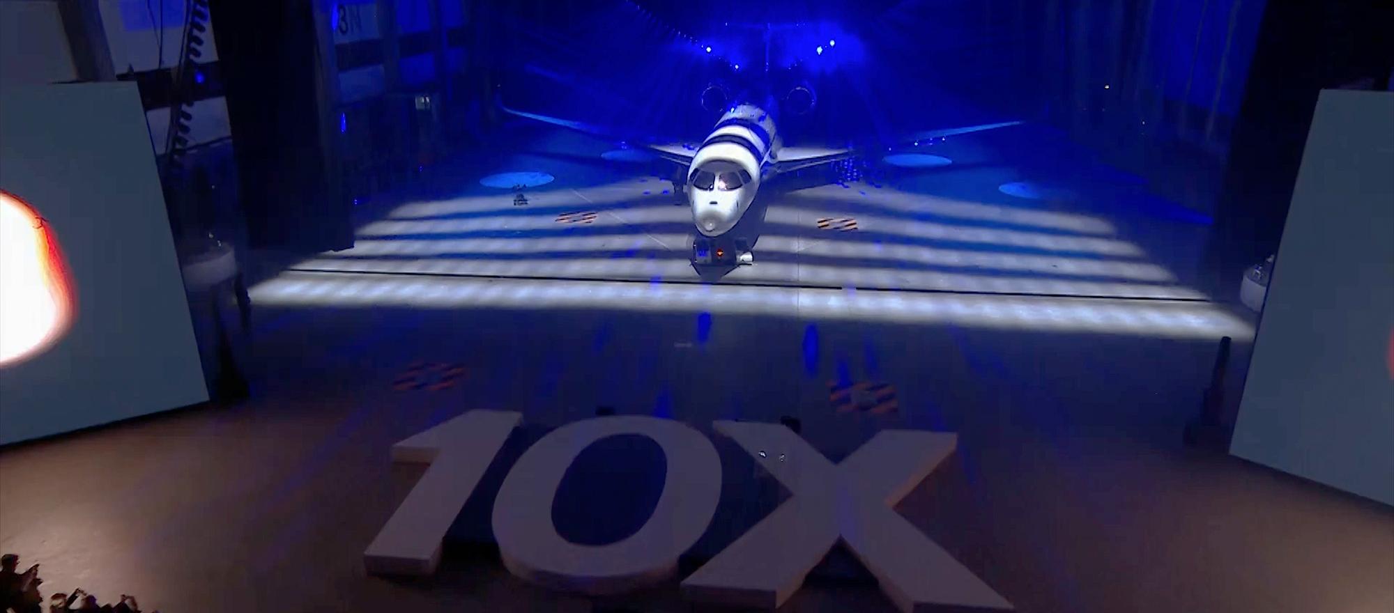 Dassault’s Falcon 10X Jet Unveil Wows the Crowd 