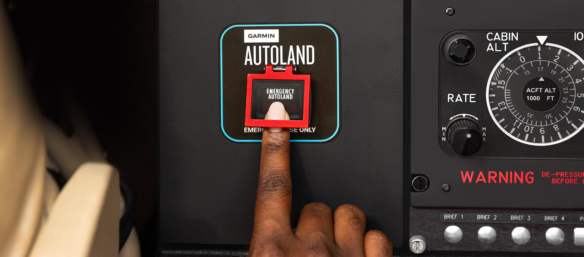 Garmin Autoland King Air Button