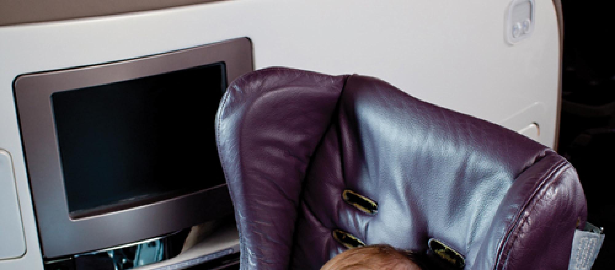 Safety seat protects pint-sized flyers