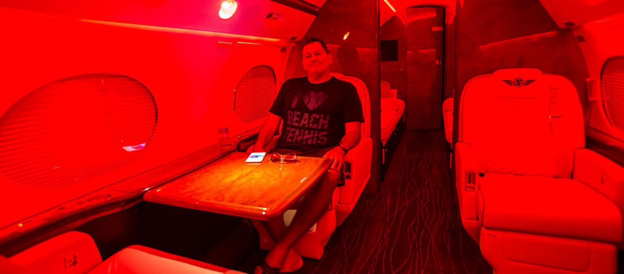 Mark Bonfigli appreciates the LED mood lighting on his GV.