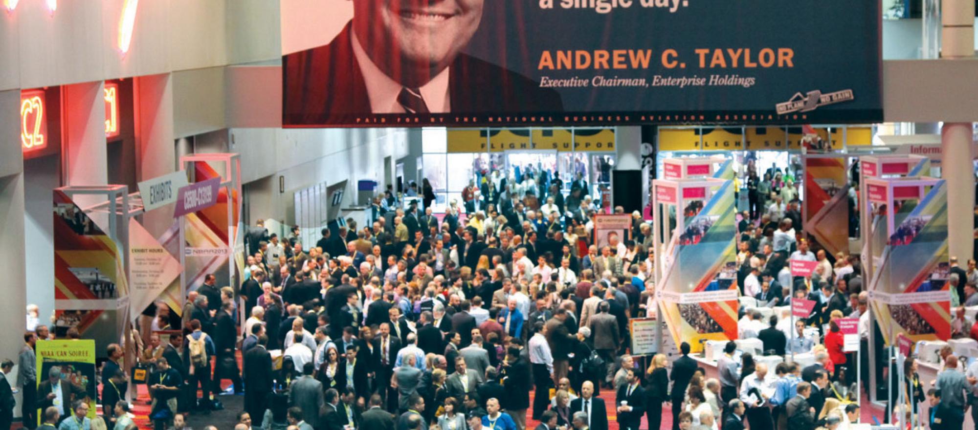 Approximately 25,000 people attend the National Business Aviation Association’s annual convention, which this year will take place in Orlando, Florida. (Photo: Mariano Rosales)