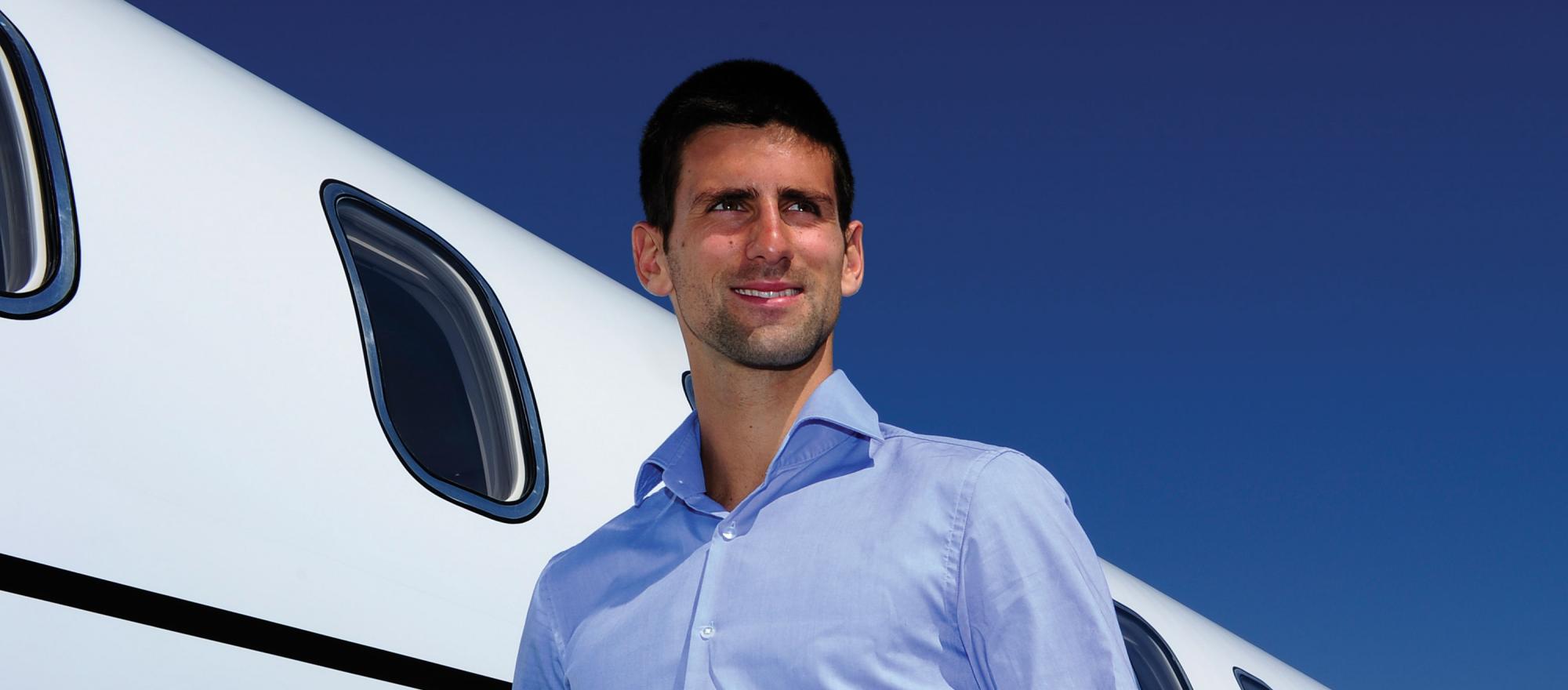 Tennis champion Novak Djokovic