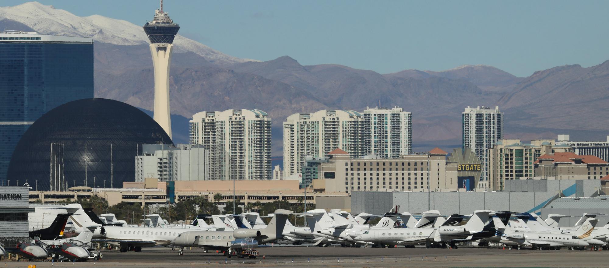 Superbowl 2024 at Harry Reid International by Barry Ambrose