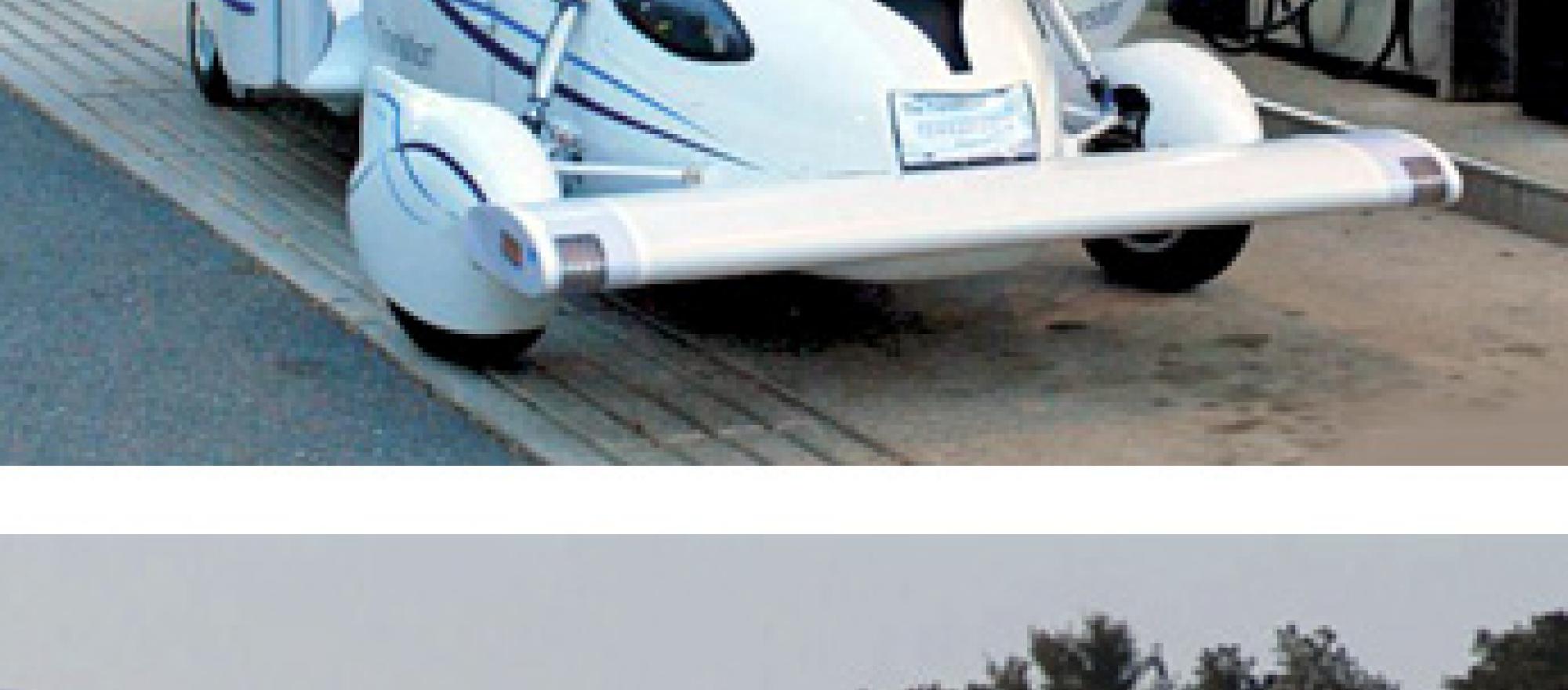 This car can turn into an airplane as quickly as Clark Kent changes clothes.