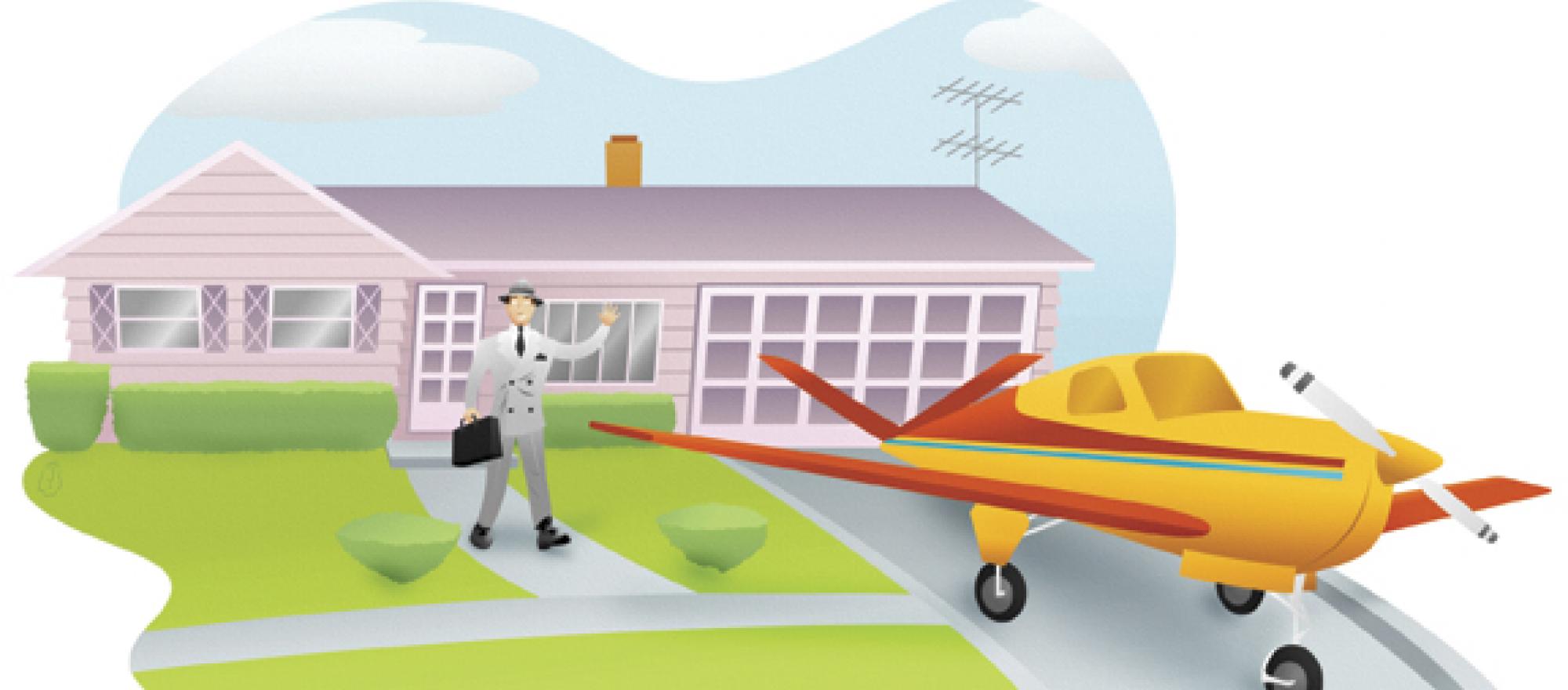 Even the vintage prop airplanes from the post-war era have begun to give the 