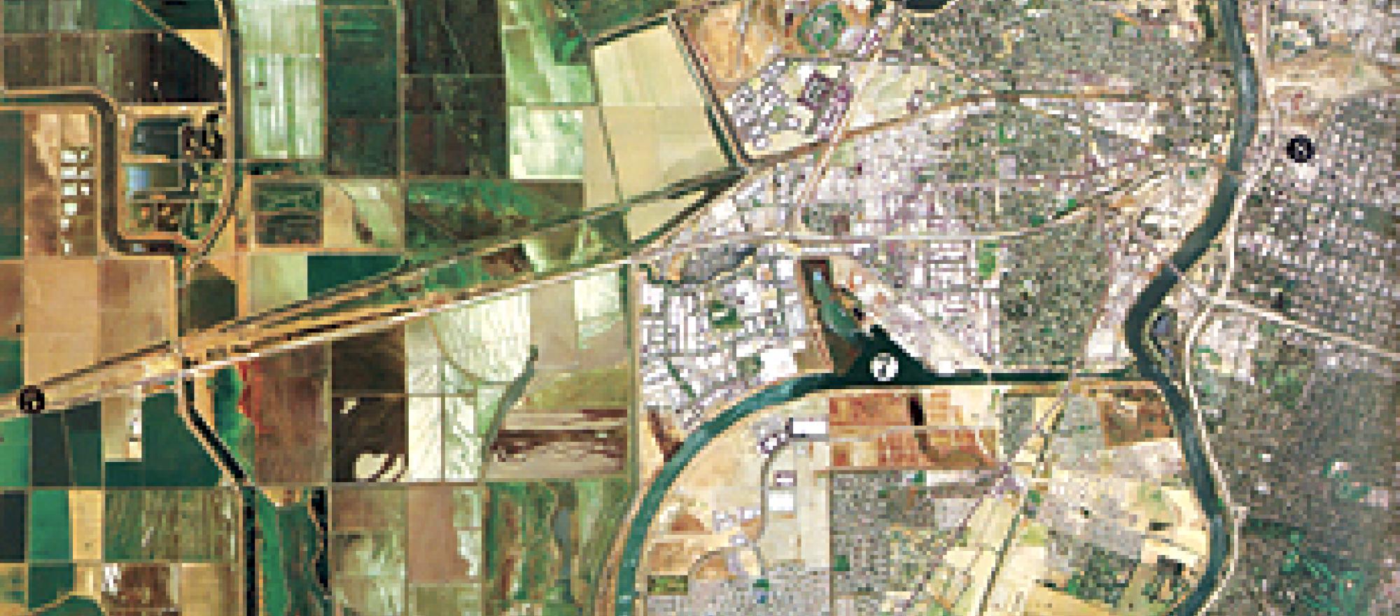 to help locate geographic features described in the text, America From the Ai