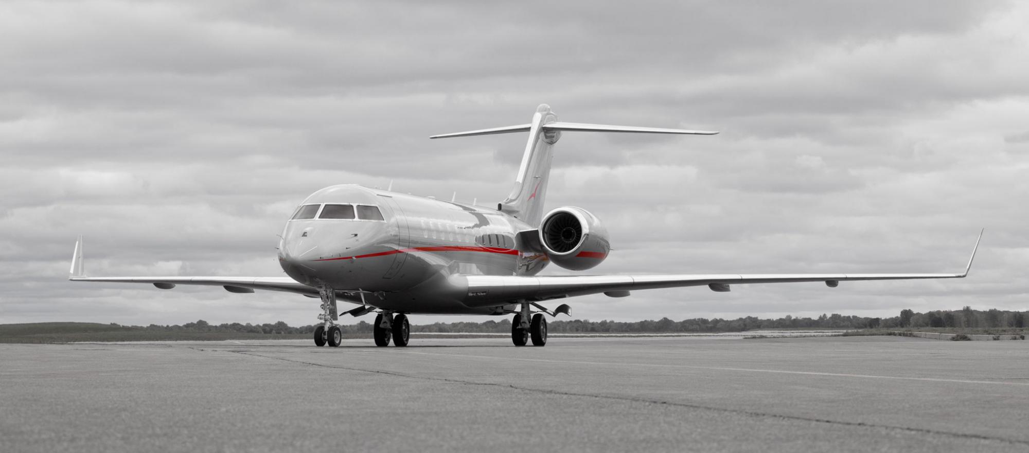 VistaJet airplane on ramp
