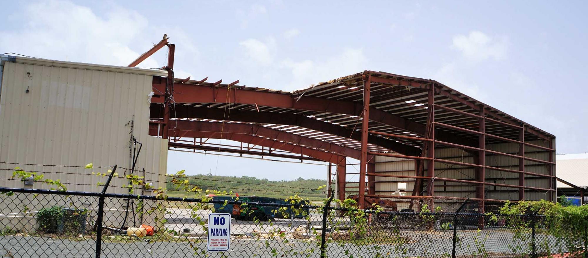Storm damaged FBO