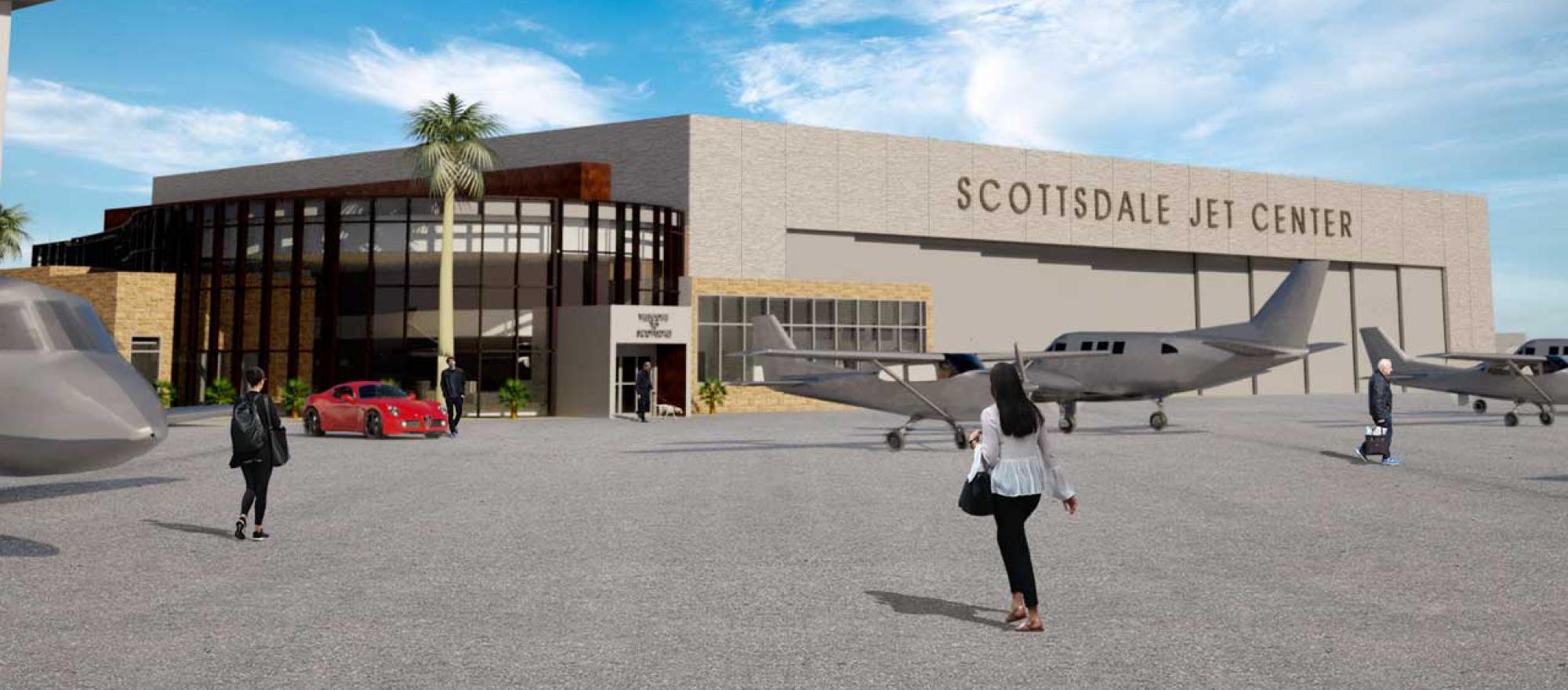 Artis rendering of Scottsdale Jet Center