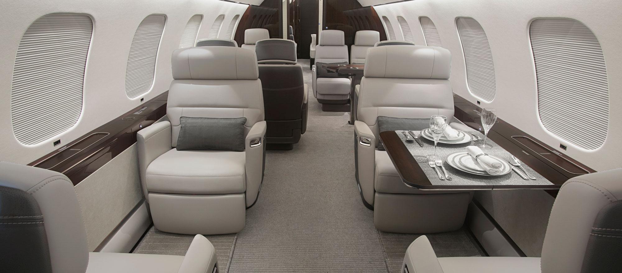 Bombardier Global 7500 interior