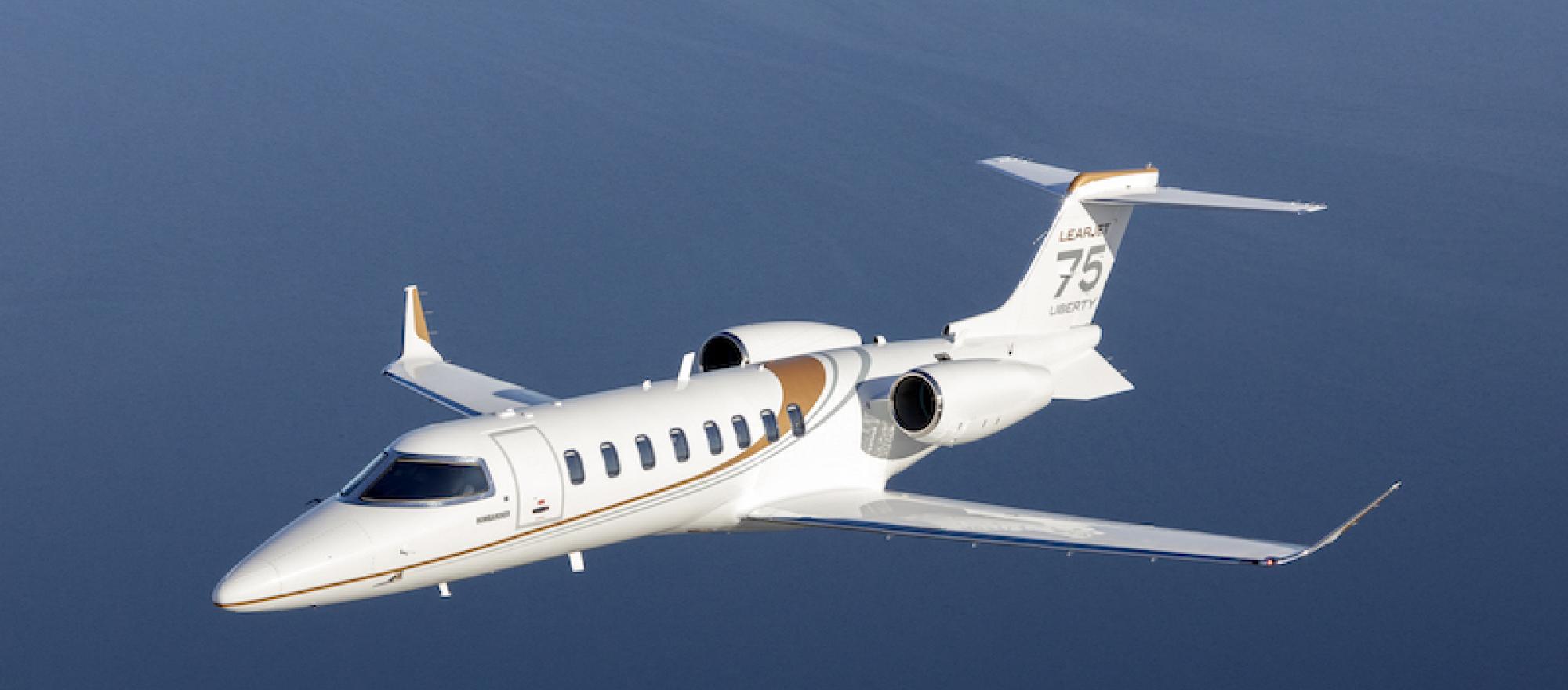 Bombardier Unveils New Learjet 75 Liberty Business Jet Traveler