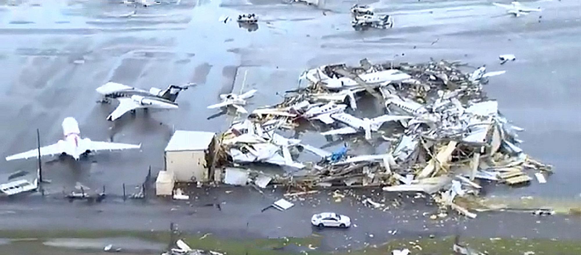 Nashville airport tornado damage