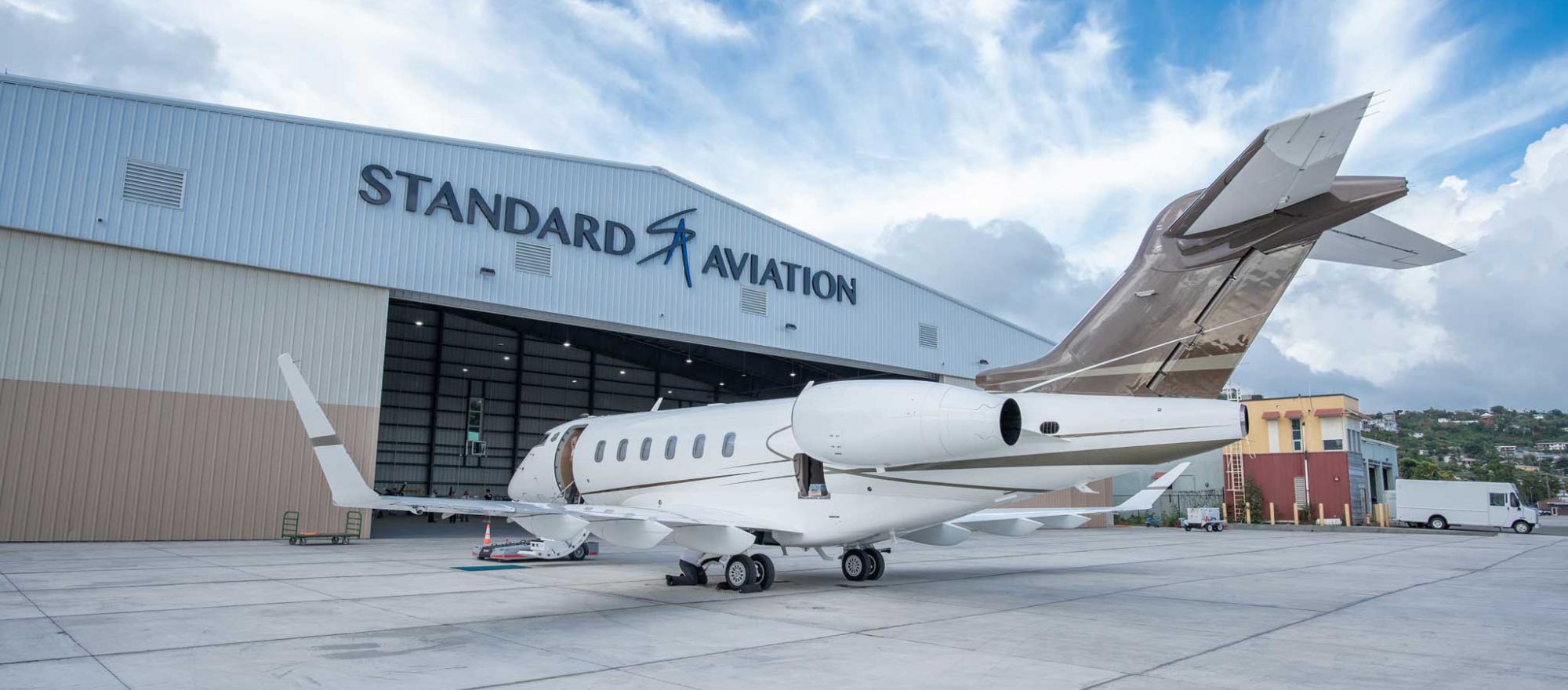 New Standard Aviation hangar at TIST