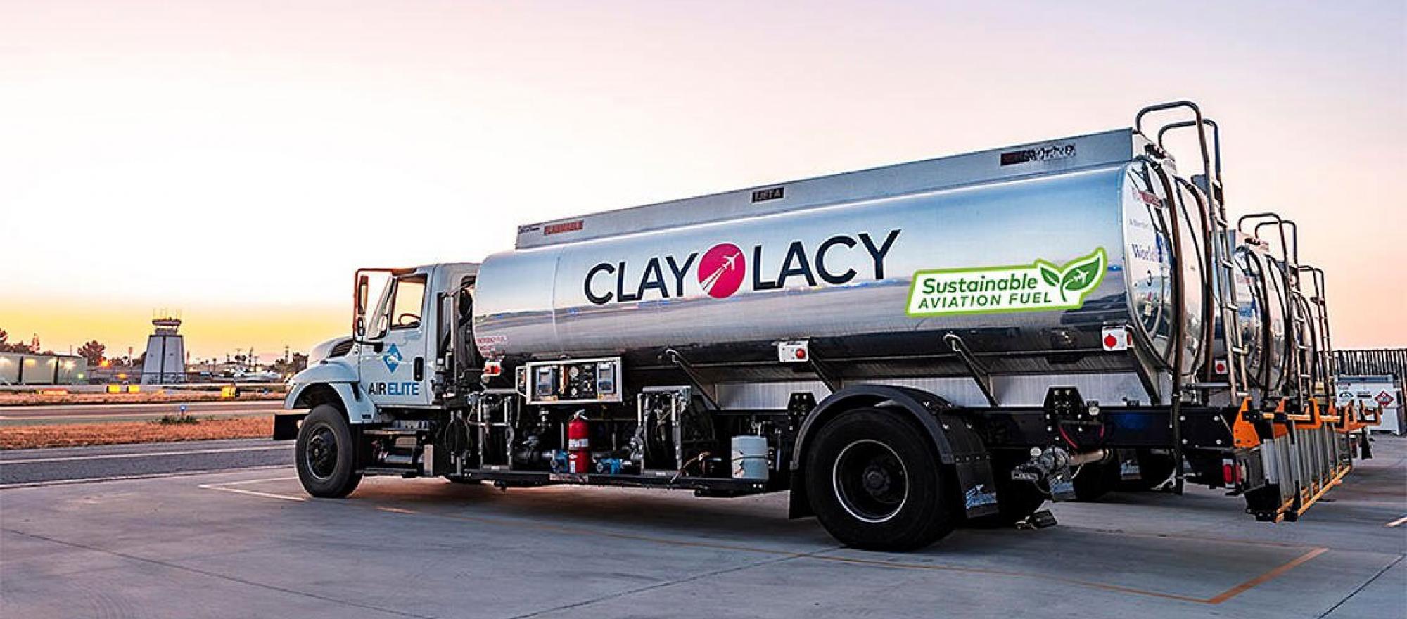 Clay Lacy SAF tanker