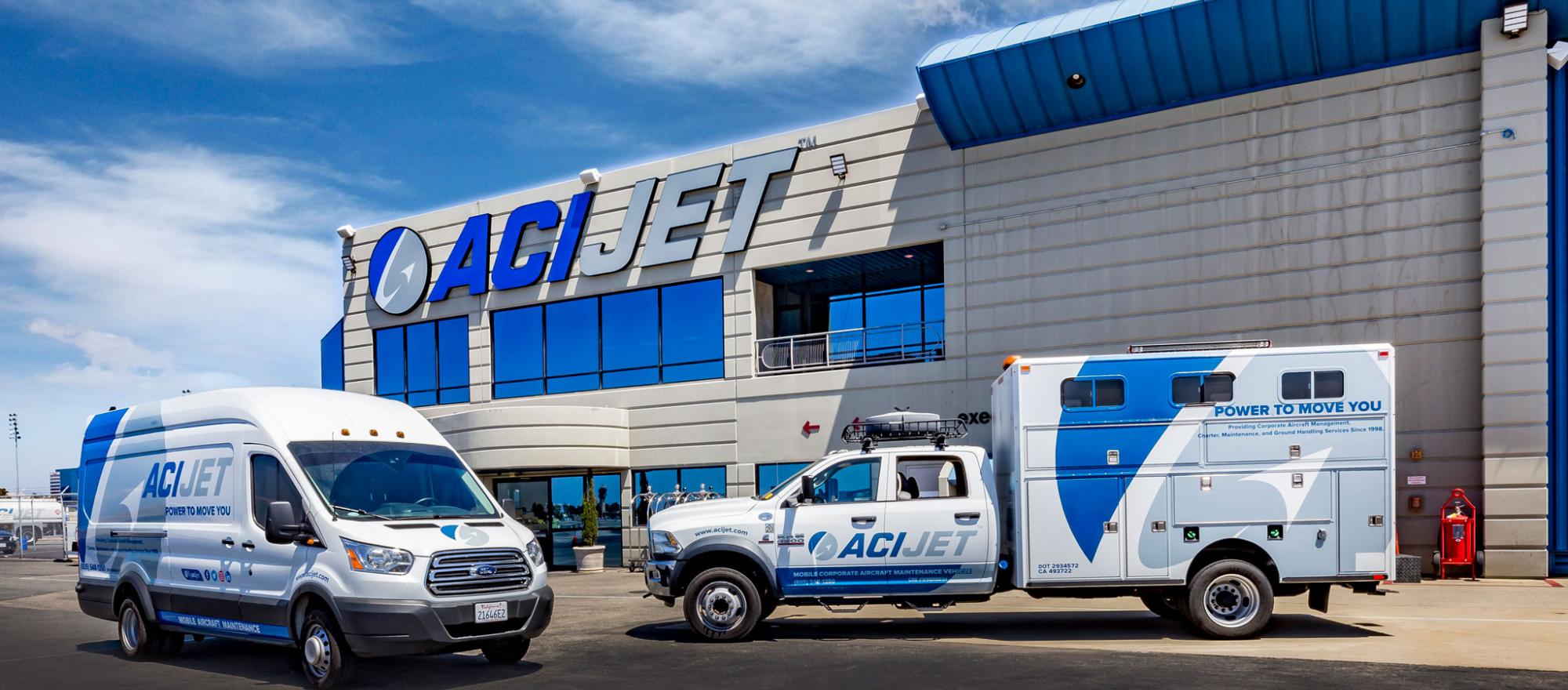 ACJ Jet mobile response trucks