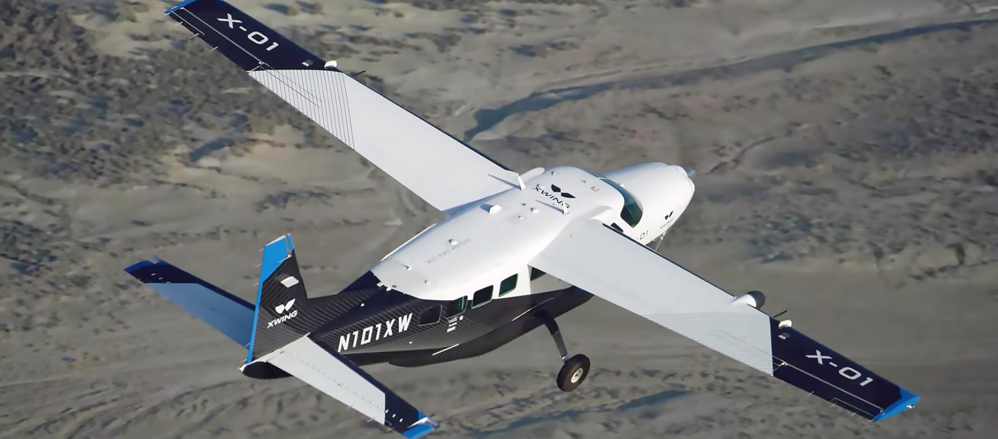 Xwing's autonomous modified Cessna 208B Grand Caravan.