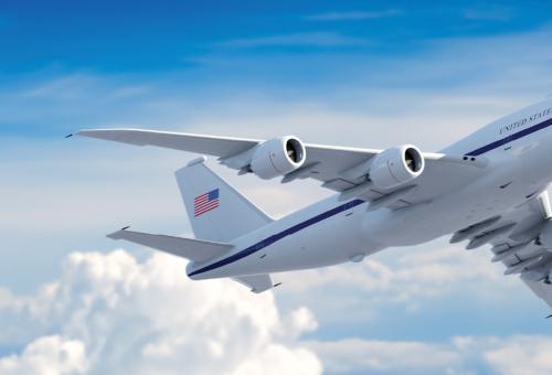 The U.S. Air Force's Survivable Airborne Operations Center Boeing 747-8 aircraft Flag This Content as Publish-Restricted