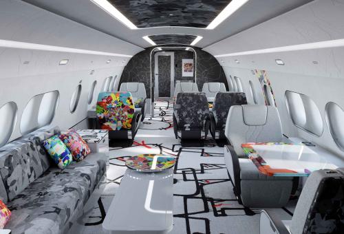Airbus Teams with 'Mr. Colorful' on ACJ Cabin