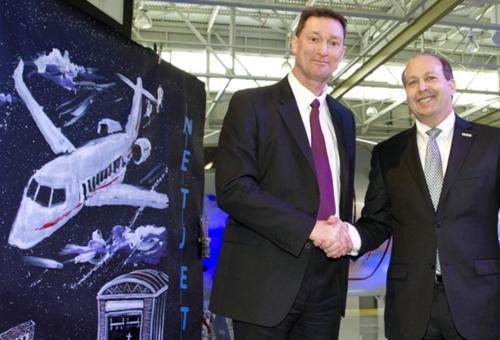 Bombardier Rolls Out First NetJets Global 6000