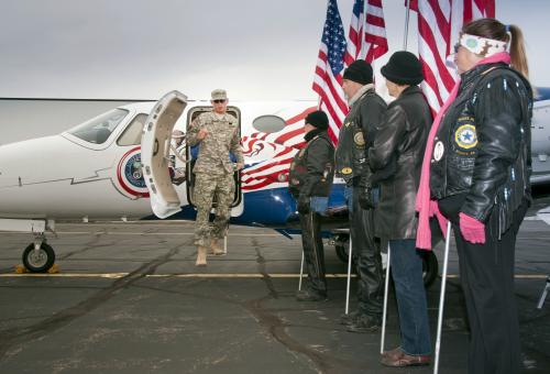 Cessna's third Veterans Airlift Command mission
