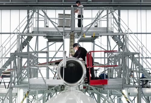 Dassault Falcon Service, Bordeaux-Mérignac Maintenance, Repair and Overhaul Facility.