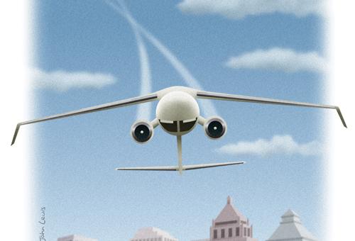 The flip side of flying