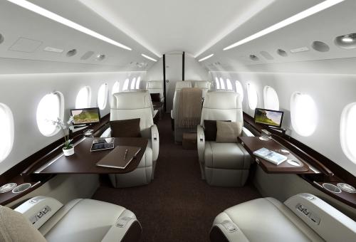 Dassault Unveils Falcon 2000S Cabin Design