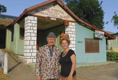 Don Campion, founder and president of Banyan  Air Service, and his wife Sueanne are working in  partnership with Samaritan’s Purse to revitalize  the Egbe Hospital complex in Nigeria.