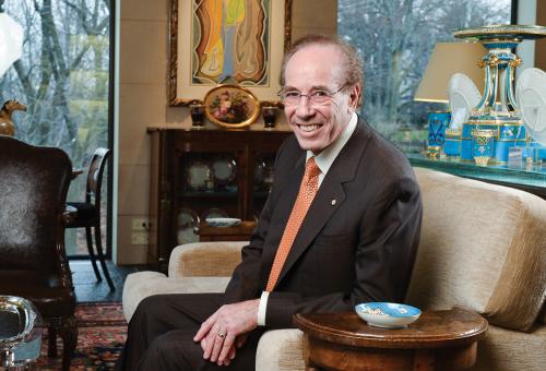 “Everybody wants to show you how good they are," says Four Seasons founder Issy Sharp. "So we get an army of people every day proving how good they are.” (Photo: George Pimentel)