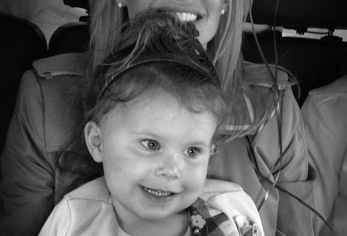 Jennifer Leach English with daughter Araceli.