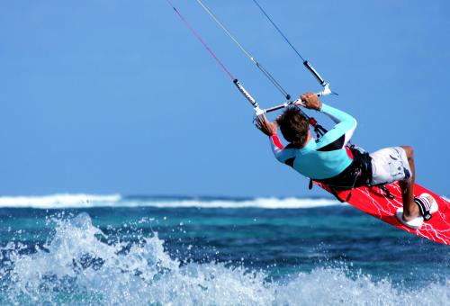 Kite surfing