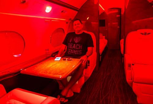 Mark Bonfigli appreciates the LED mood lighting on his GV.