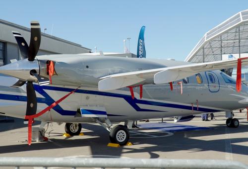 Piaggio P.180 Avanti Evo at Aero Friedrichshafen 2026