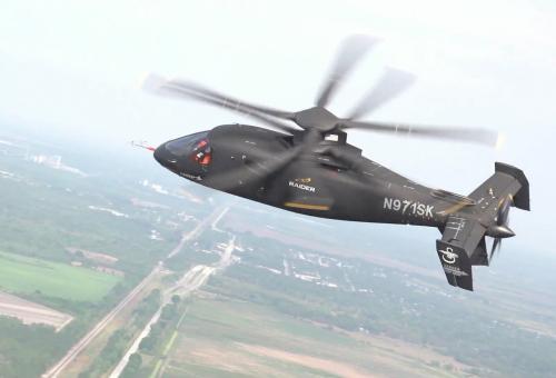 Sikorsky S-97 Raider helicopter in flight testing