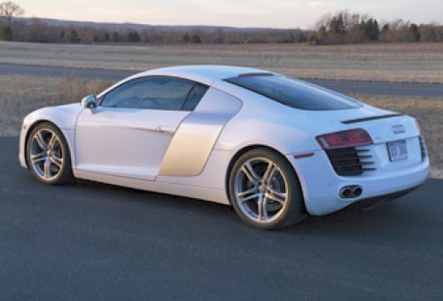 With that Scowl, one wonders if Audi chose the name ‘R8’ as a digital play on