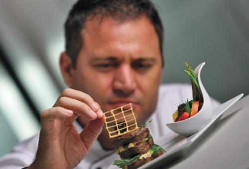 Royal Jet's chefs consult with clients before flights and are available to tr